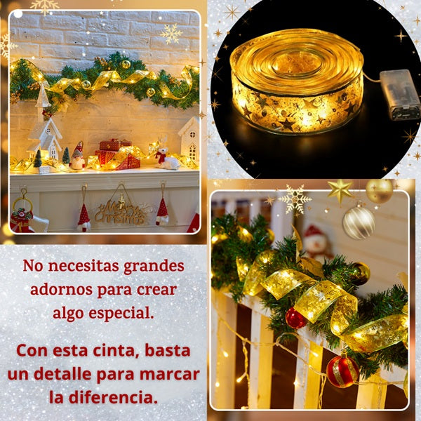 Cinta Navideña🎄  Led- 5 Mts 🌟✨